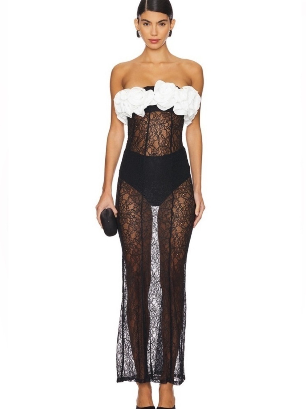 Camila Coelho Delphi Maxi Dress in Black